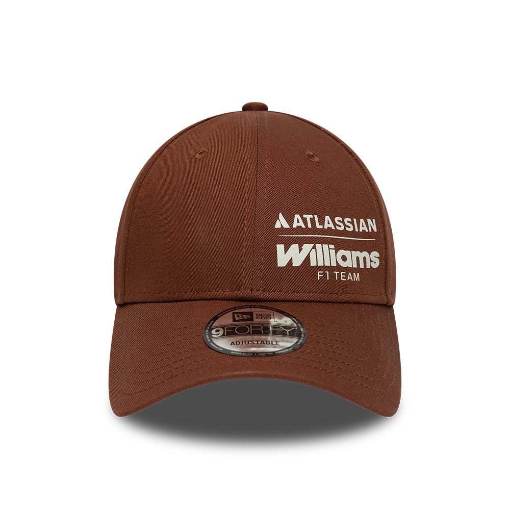 Men's New Era Brown Williams Racing Seasonal 9FORTY Adjustable Hat