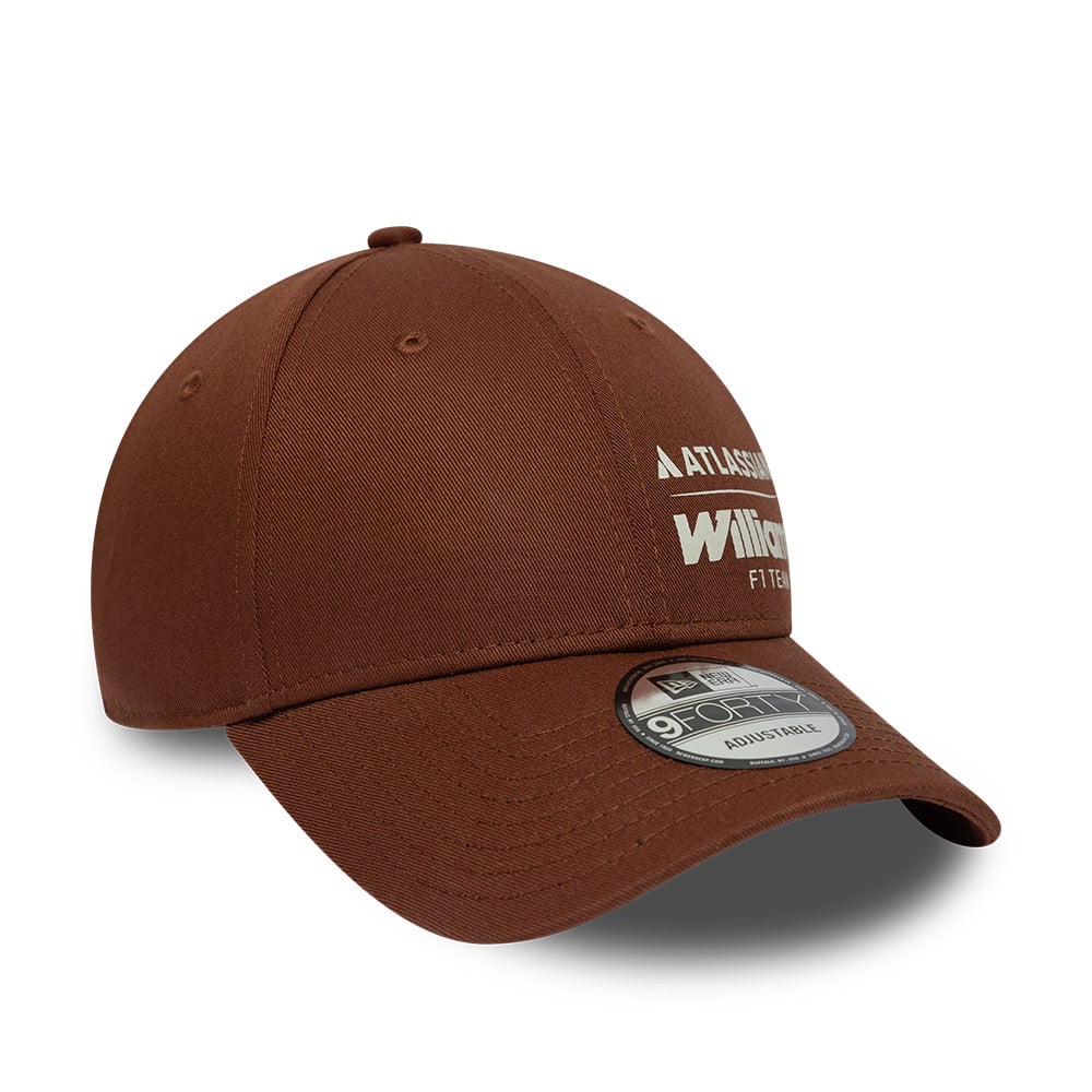 Men's New Era Brown Williams Racing Seasonal 9FORTY Adjustable Hat