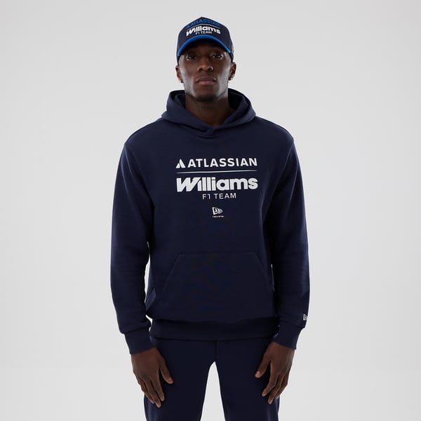 Williams Racing New Era Oversized Fleece Hoodie - Navy