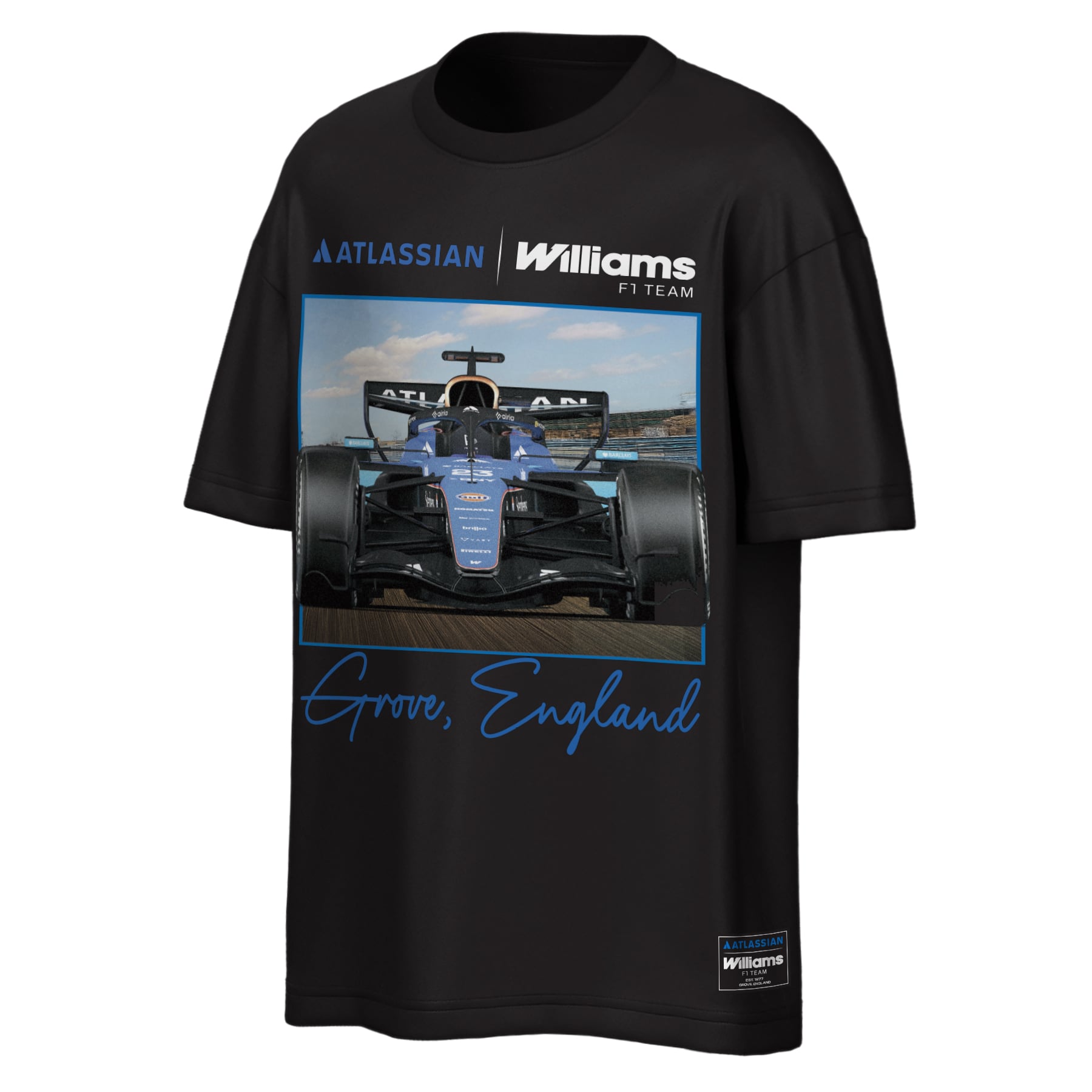 Men's Outerstuff Black Williams Racing 2026 Roster T-Shirt