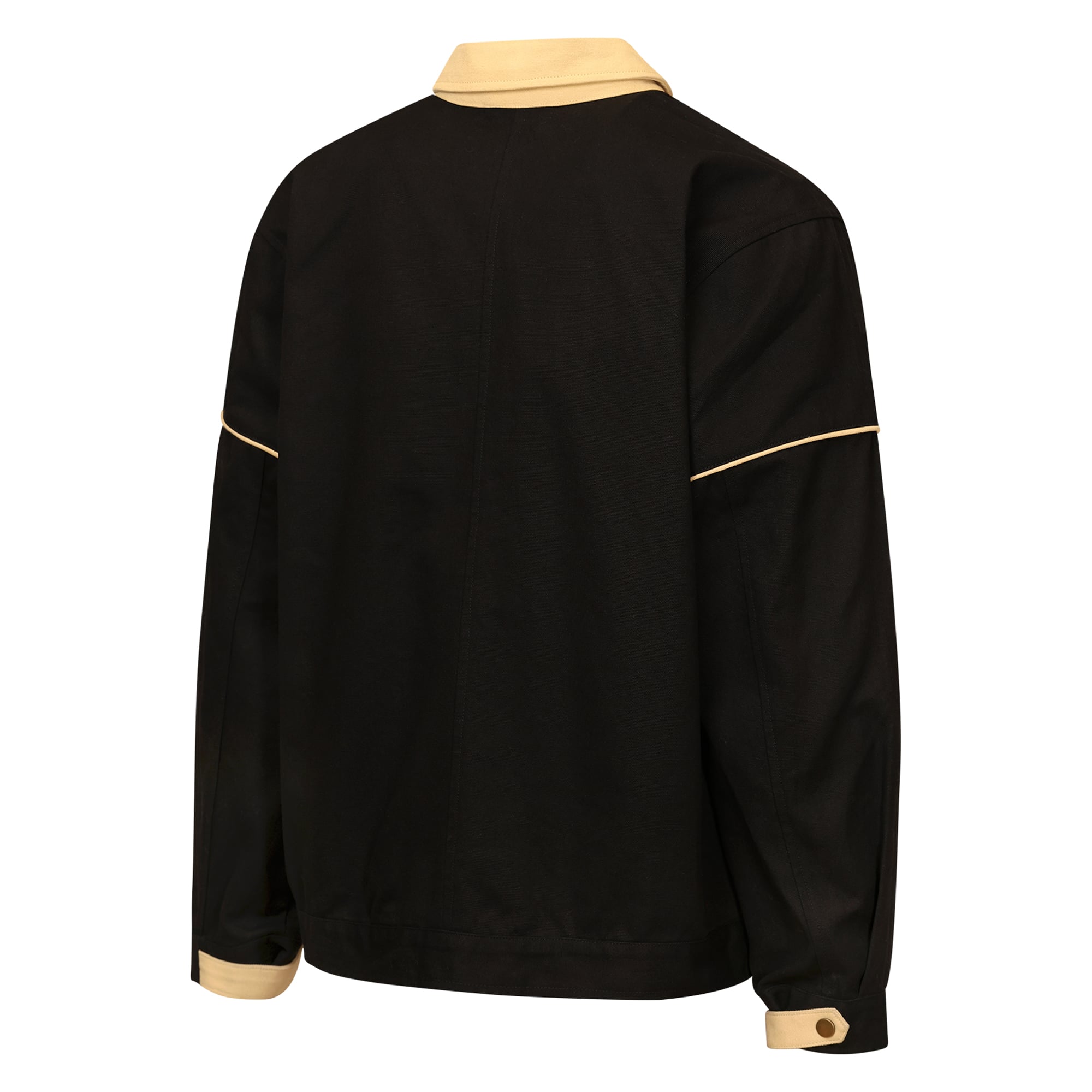 Men's Outerstuff Black Williams Racing Oversize Pipeline Canvas Jacket