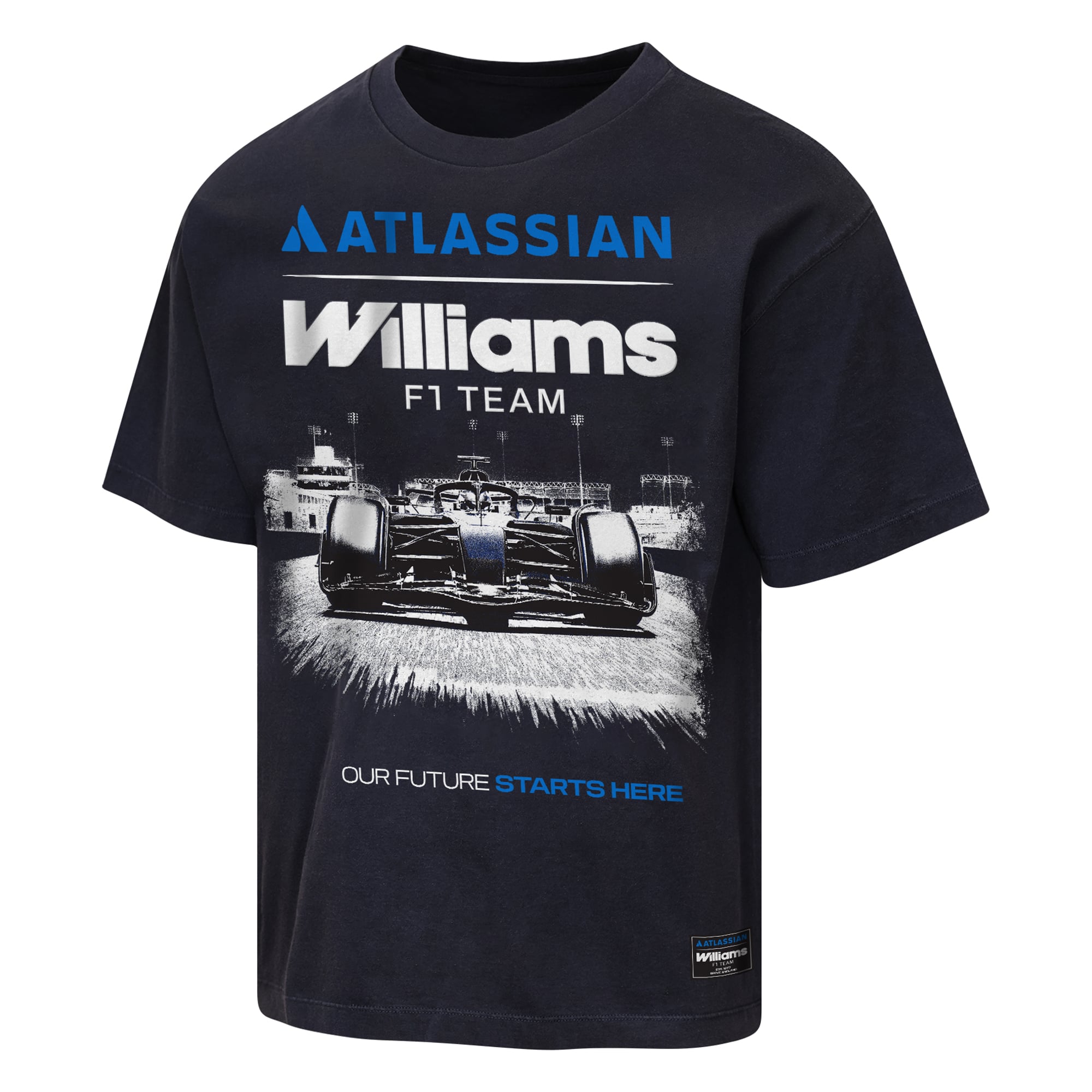 Men's Outerstuff  Navy Williams Racing High Velocity T-Shirt