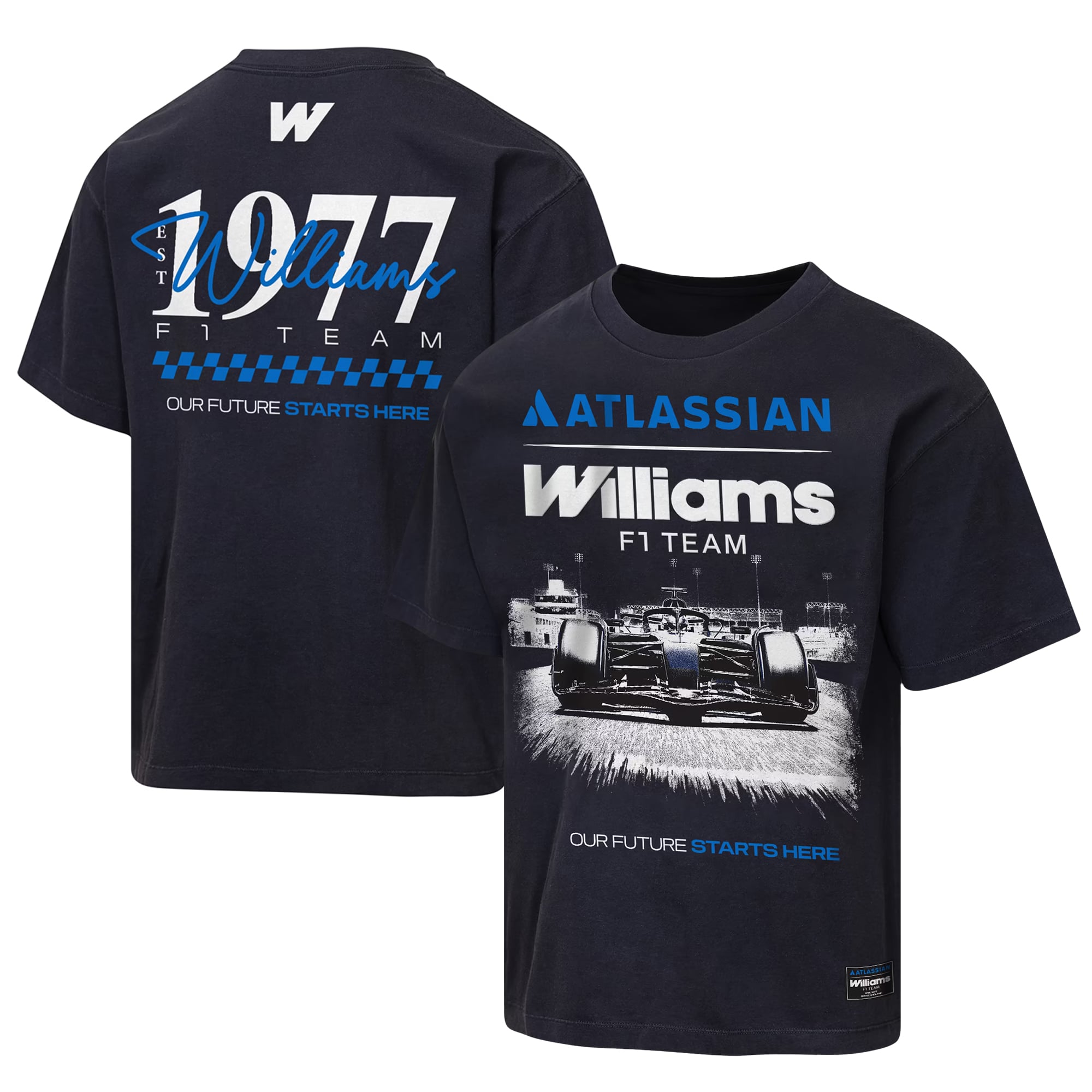 Men's Outerstuff  Navy Williams Racing High Velocity T-Shirt