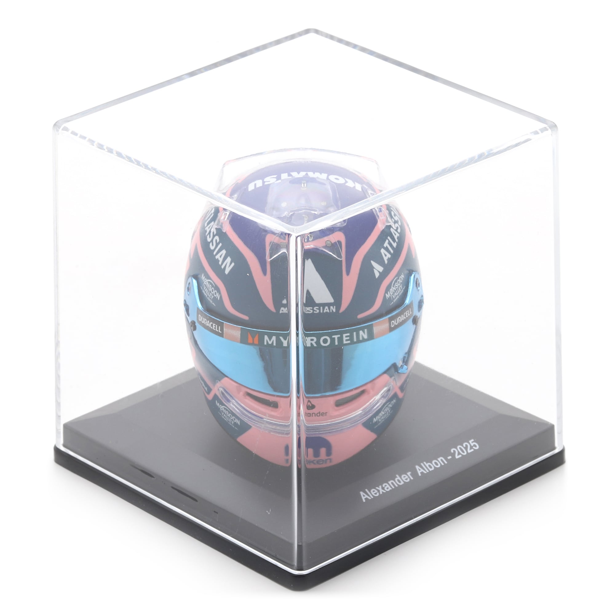 Casque miniature à l'échelle 1:5 de Spark Models Williams Racing Alexander Albon 2025