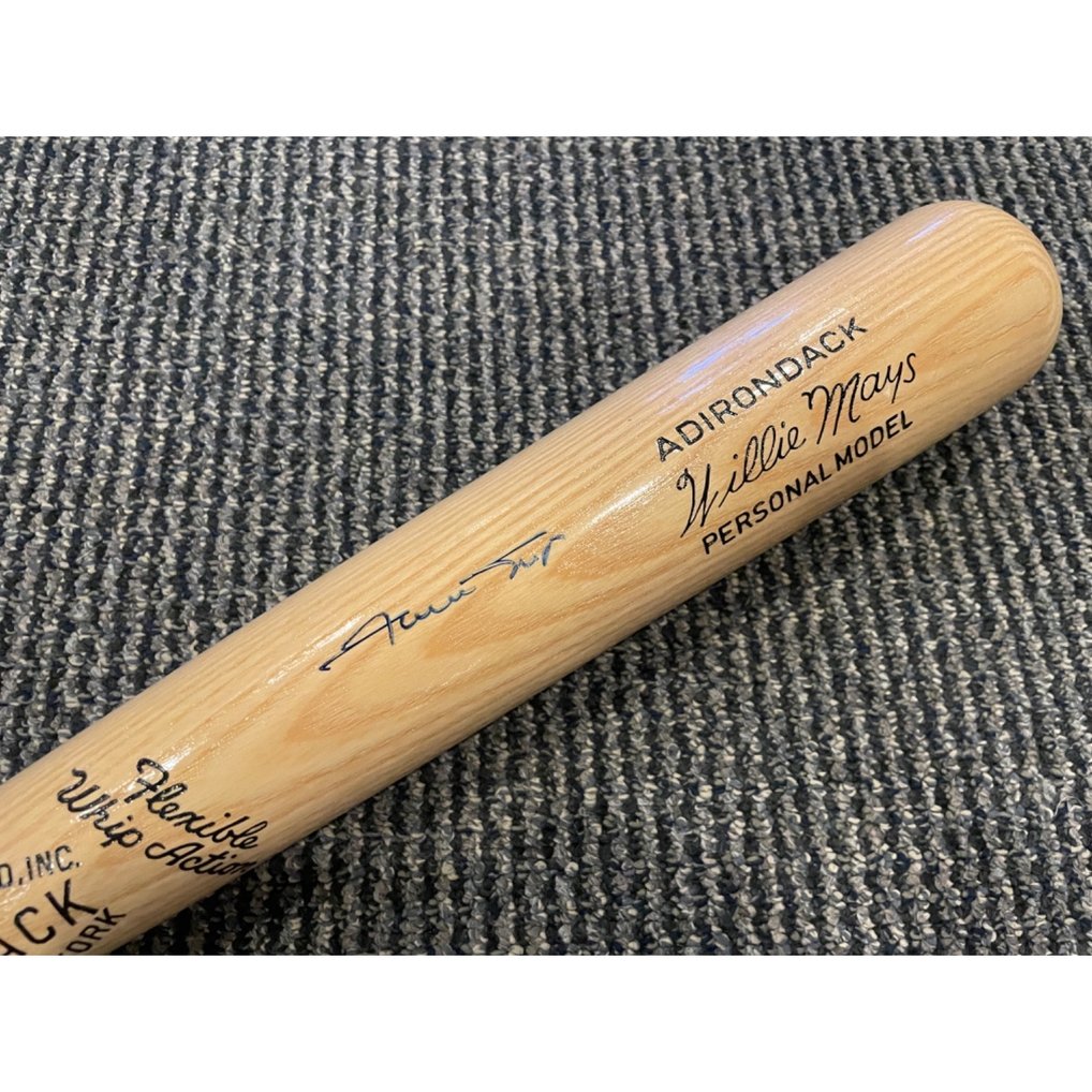 Willie Mays New York San Francisco Giants Full Size Adirondack Signed ...