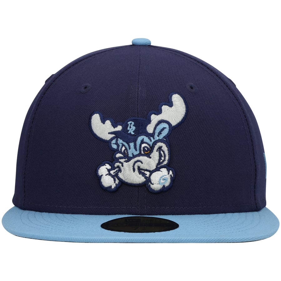 Blue Rocks Hat Wilmington Blue Rocks Logo New Era 59Fifty Wilmington Blue Rocks 25th