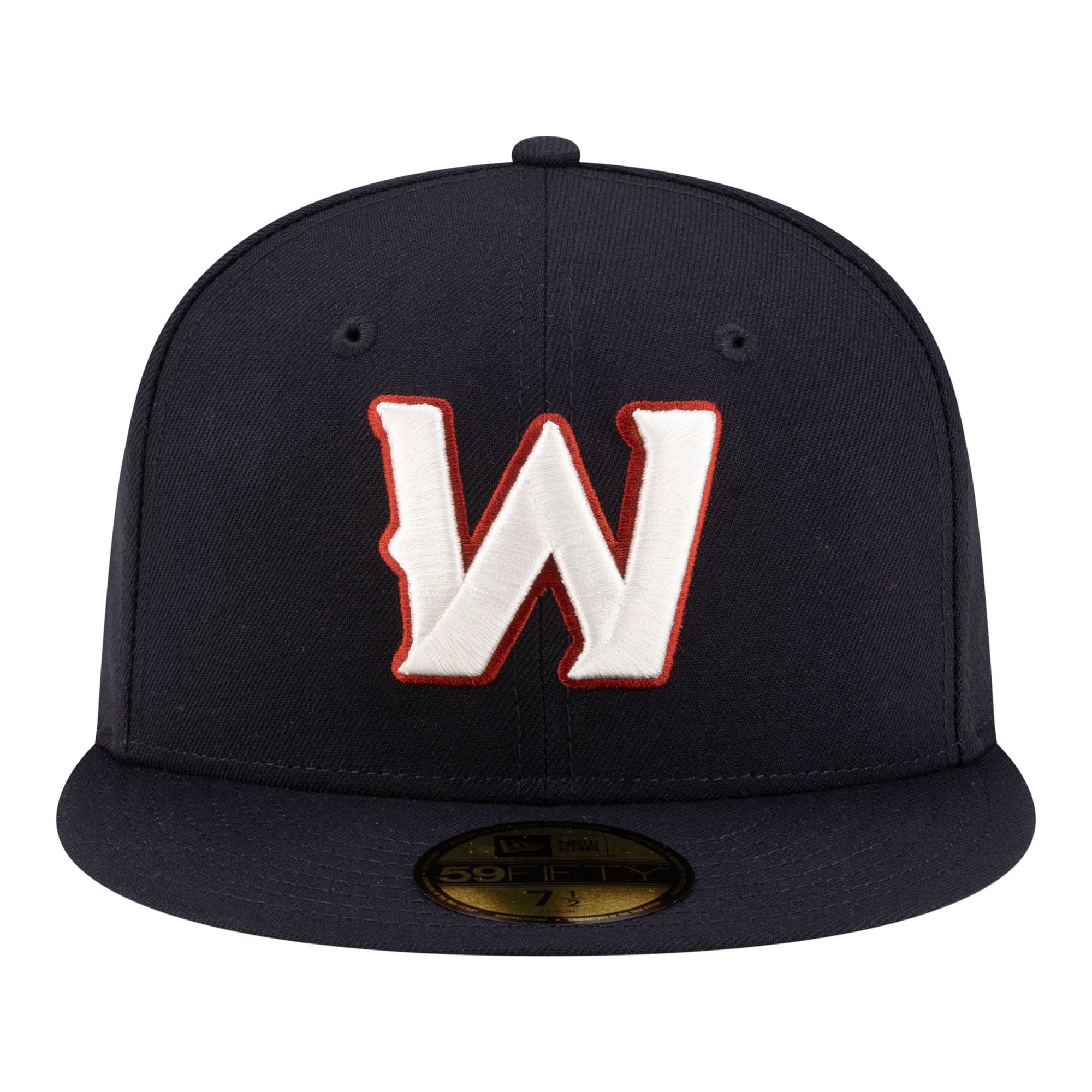 Casquette ajustée New Era marine Wilson Warbirds Authentic Collection 59FIFTY pour homme