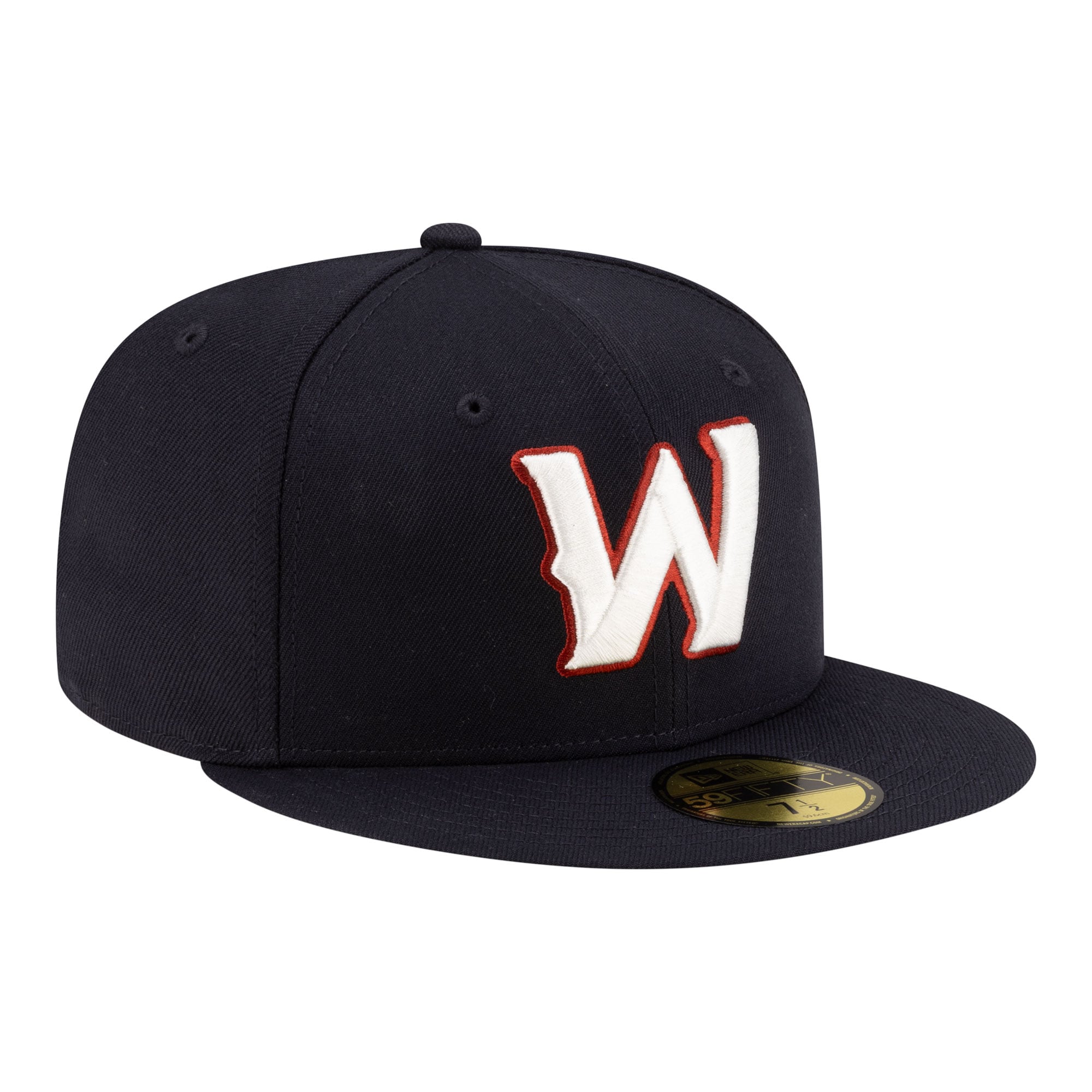 Casquette ajustée New Era marine Wilson Warbirds Authentic Collection 59FIFTY pour homme