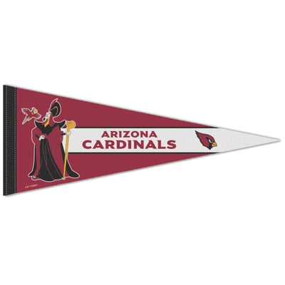 Arizona Cardinals WinCraft Disney x NFL Jafar & Iago 12" x 30" Premium Pennant