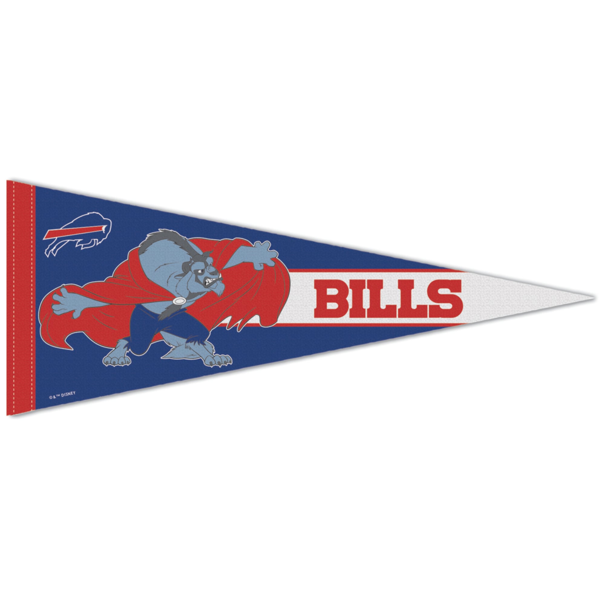 WinCraft Buffalo Bills Disney x NFL Beast 12" x 30" Premium Pennant