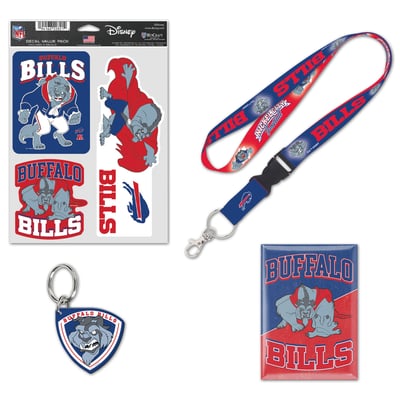 Buffalo Bills WinCraft Disney x NFL Beast Fan Pack