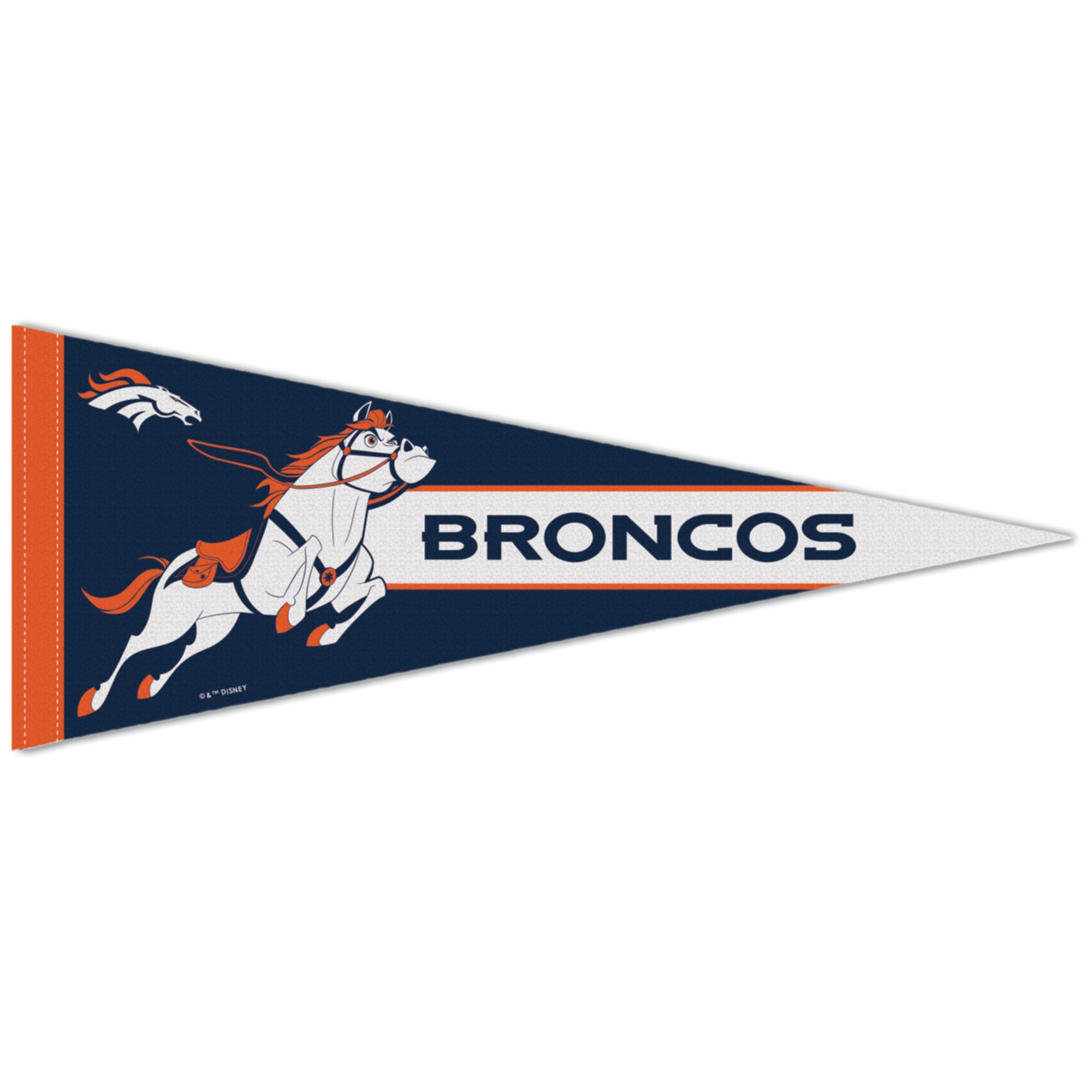 WinCraft Denver Broncos Disney x NFL Maximus 12" x 30" Premium Pennant