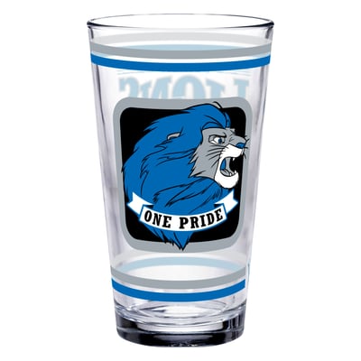 Detroit Lions WinCraft Disney x NFL Simba 16oz. Pint Glass