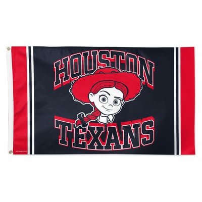 Houston Texans WinCraft Disney x NFL Jessie 3' x 5' Single-Sided Deluxe Flag