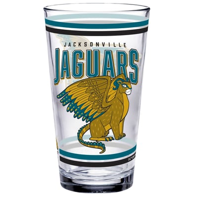 Jacksonville Jaguars WinCraft Disney x NFL Pepita 16oz. Pint Glass
