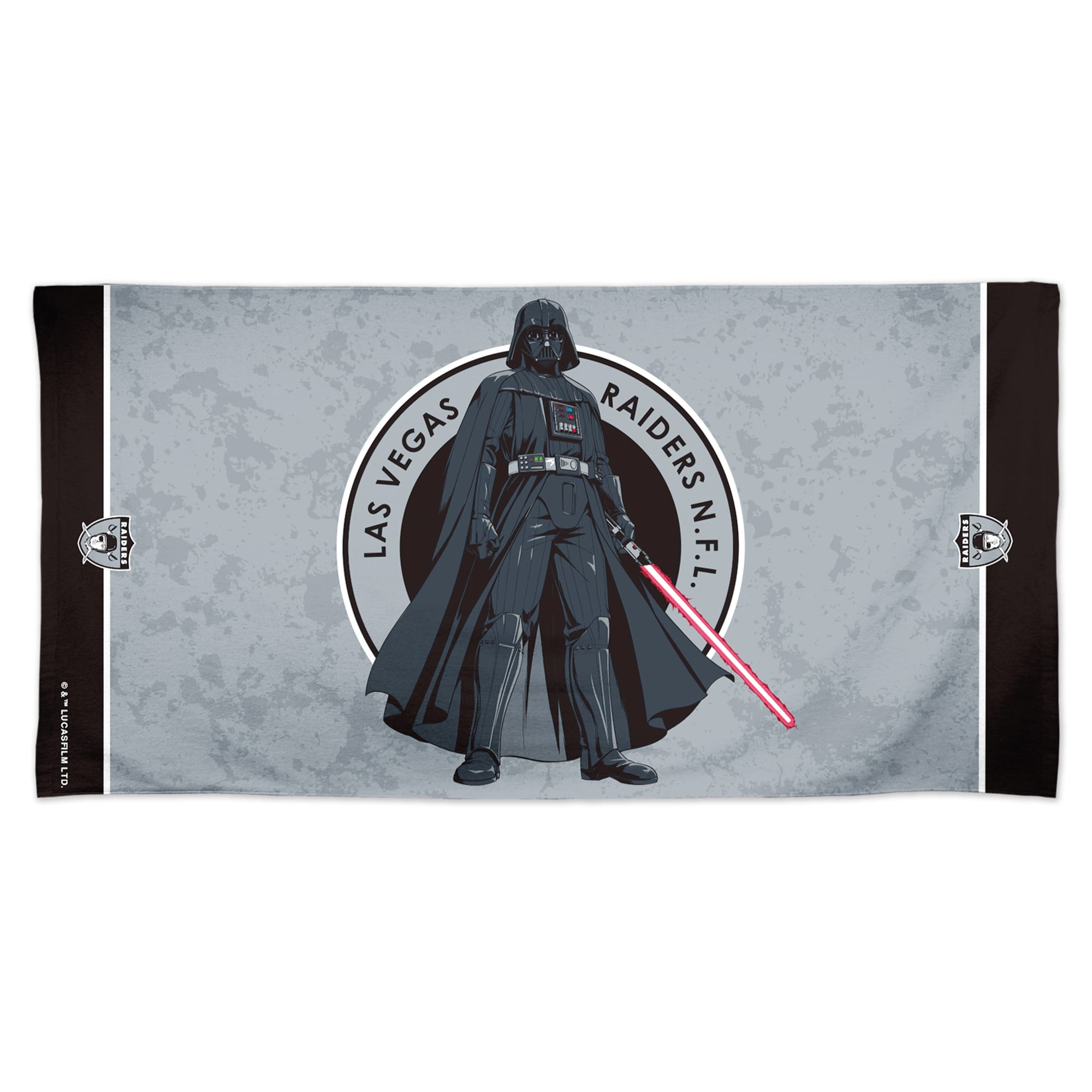 Serviette de plage WinCraft Las Vegas Raiders Disney x NFL Dark Vador 76 x 152 cm en Spectra