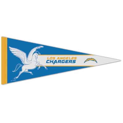 Los Angeles Chargers WinCraft Disney x NFL Pegasus 12" x 30" Premium Pennant