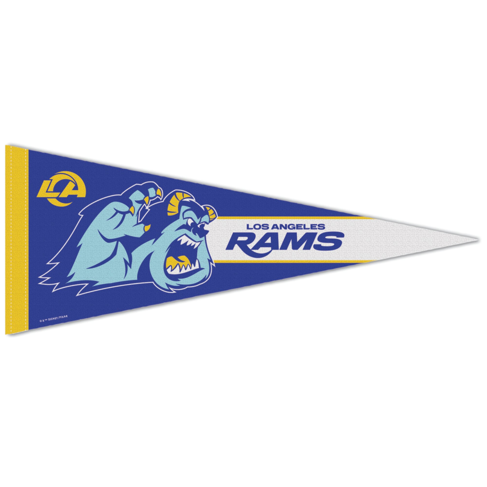 WinCraft Los Angeles Rams Disney x NFL Sulley 12" x 30" Premium Pennant