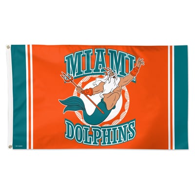 Miami Dolphins WinCraft Disney x NFL King Triton 3' x 5' Single-Sided Deluxe Flag
