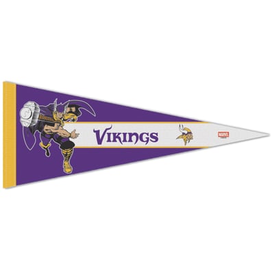 Minnesota Vikings WinCraft Disney x NFL Thor 12" x 30" Premium Pennant