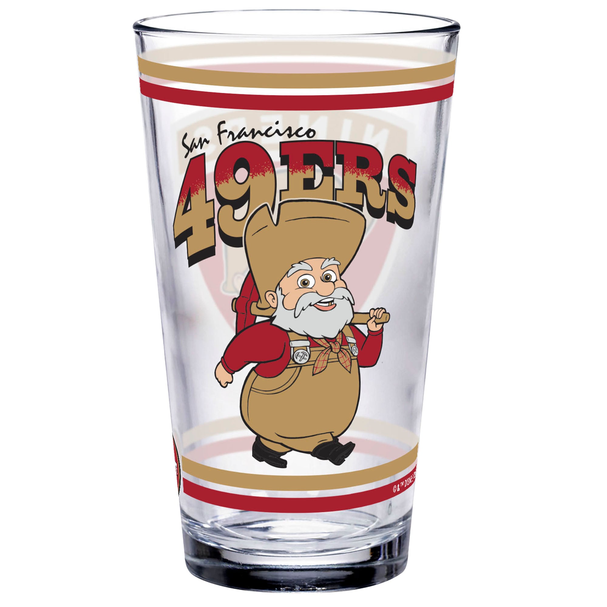WinCraft San Francisco 49ers Disney x NFL Stinky Pete 16oz. Verre à pinte