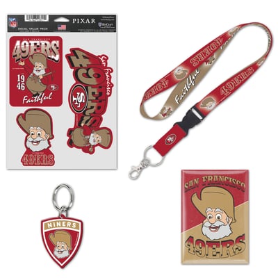 San Francisco 49ers WinCraft Disney x NFL Stinky Pete Fan Pack