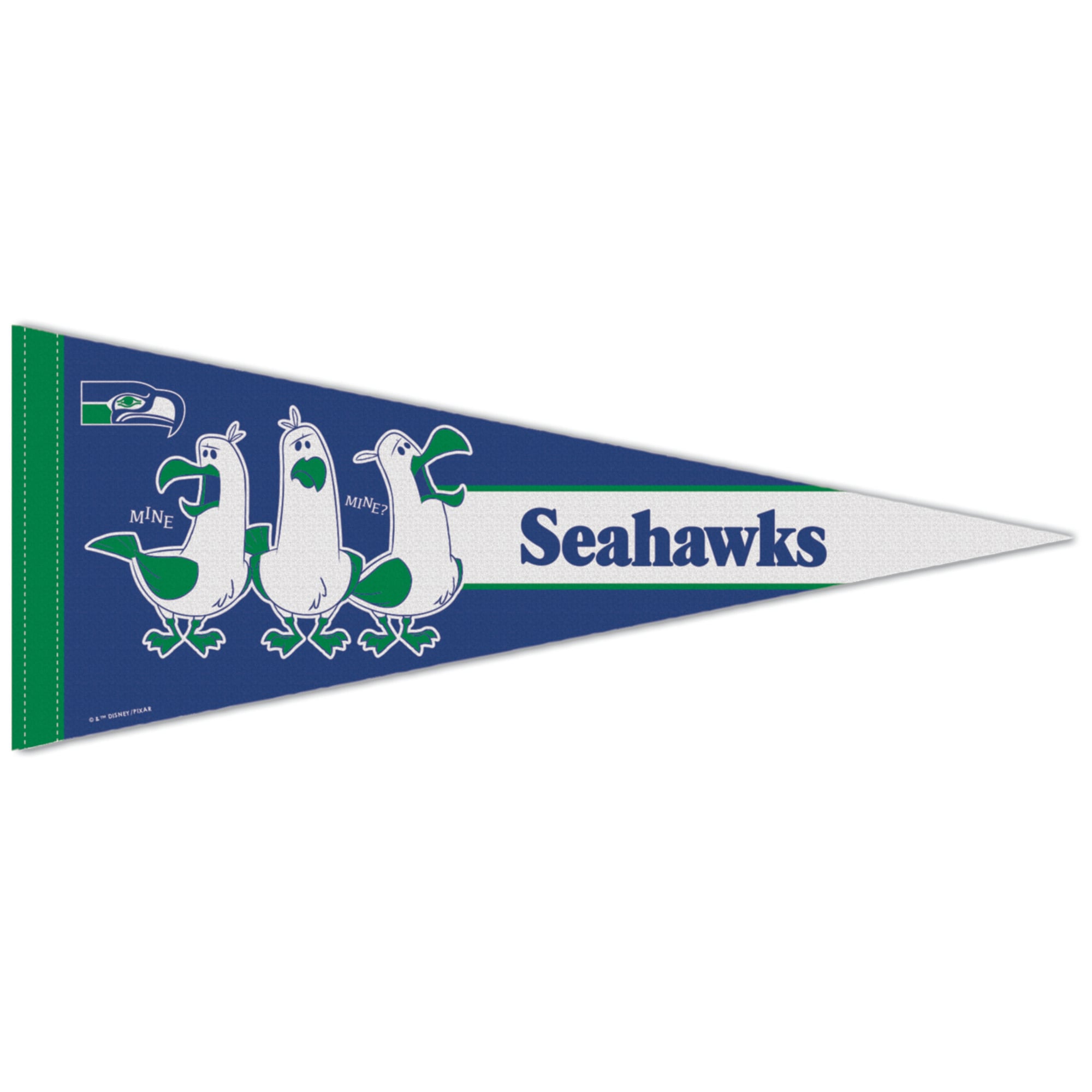 WinCraft Seattle Seahawks Disney x NFL Seagulls 12" x 30" Premium Pennant