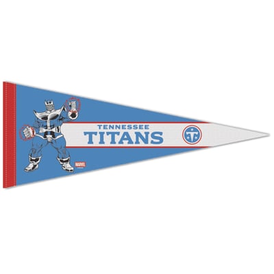 Tennessee Titans WinCraft Disney x NFL Thanos 12" x 30" Premium Pennant
