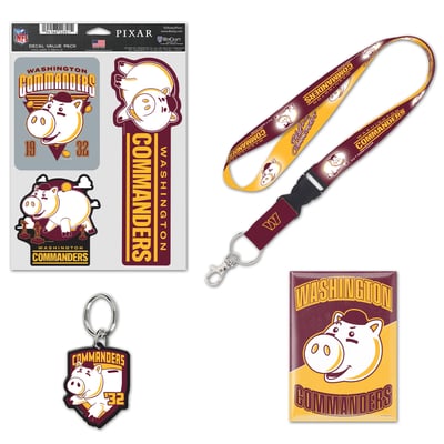 Washington Commanders WinCraft Disney x NFL Hamm Fan Pack
