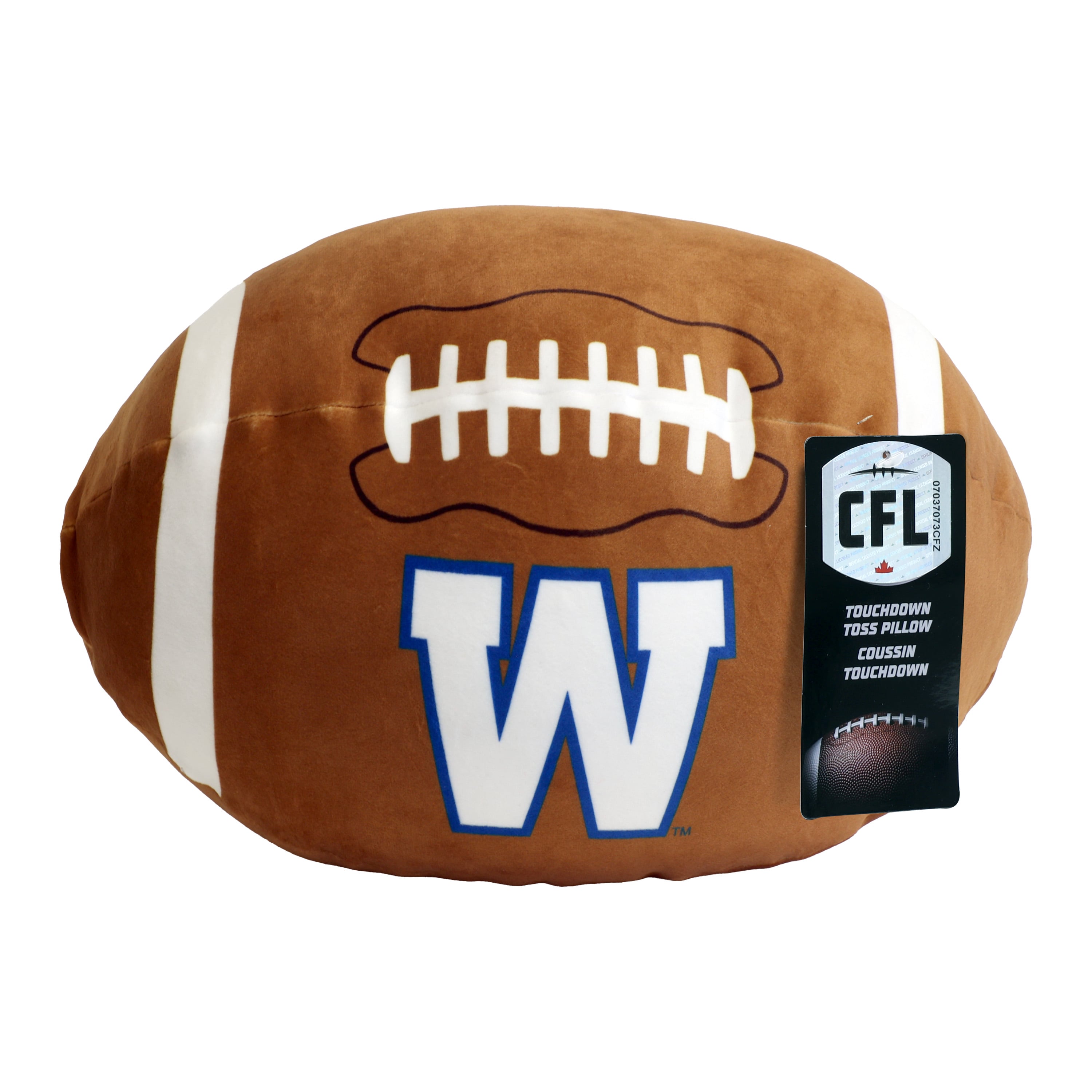Winnipeg Blue Bombers Football Pillow