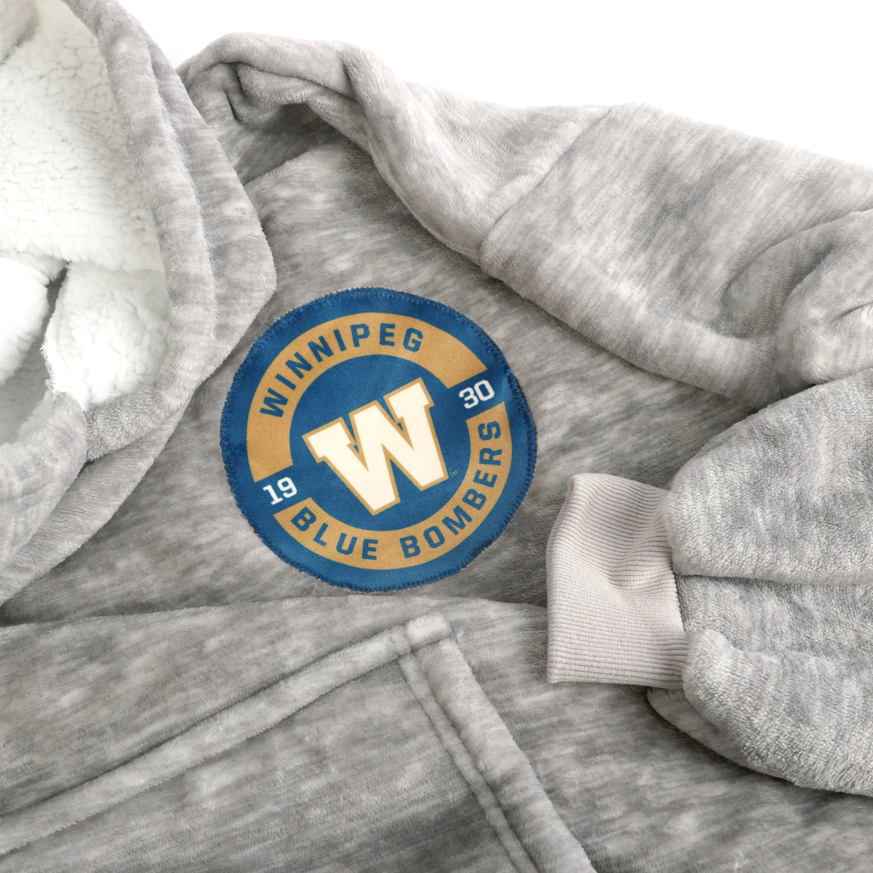 Winnipeg Blue Bombers Hooded Blanket