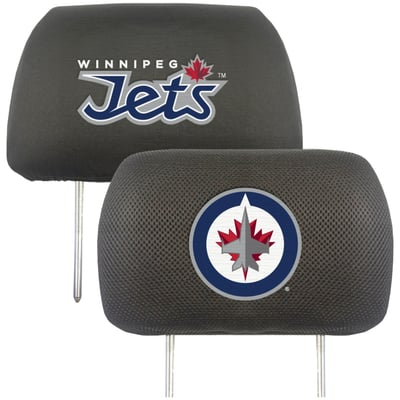 Winnipeg Jets Logo Brands Car Head Rest Cover