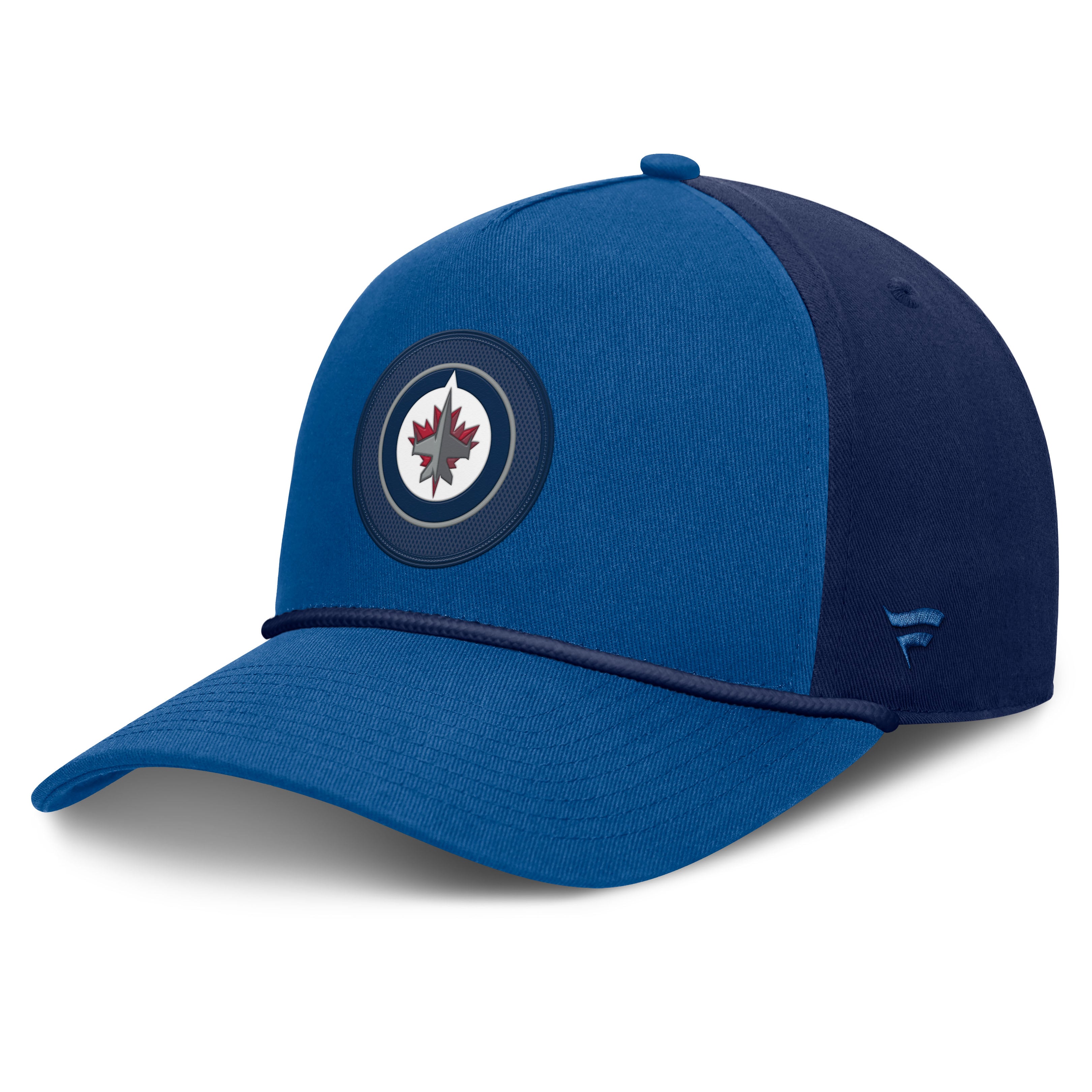 Men's Fanatics Blue/Navy Winnipeg Jets Authentic Pro Rink A-Frame Adjustable Hat