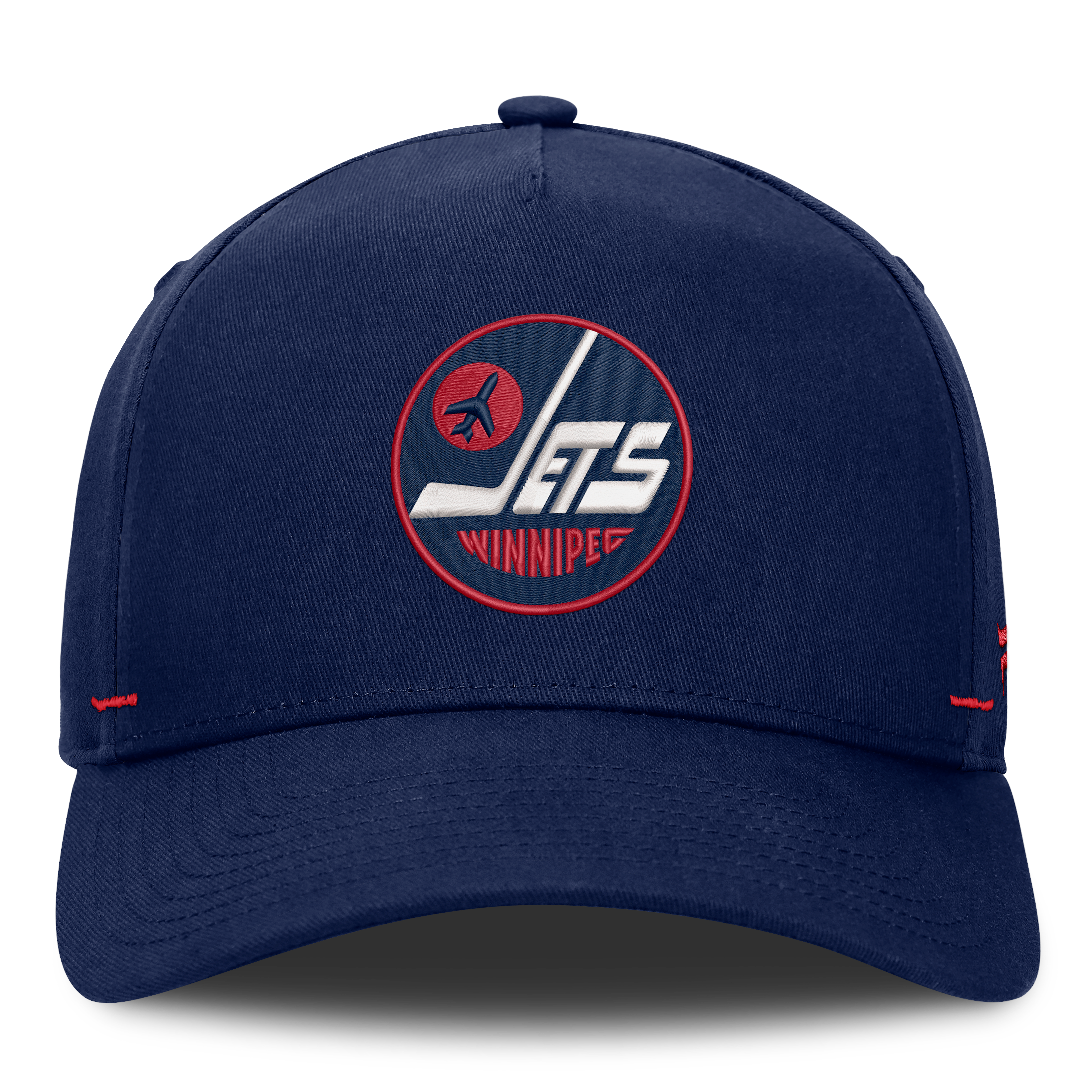Men's Fanatics Navy Winnipeg Jets Alternate Authentic Pro Rink A-Frame Adjustable Hat