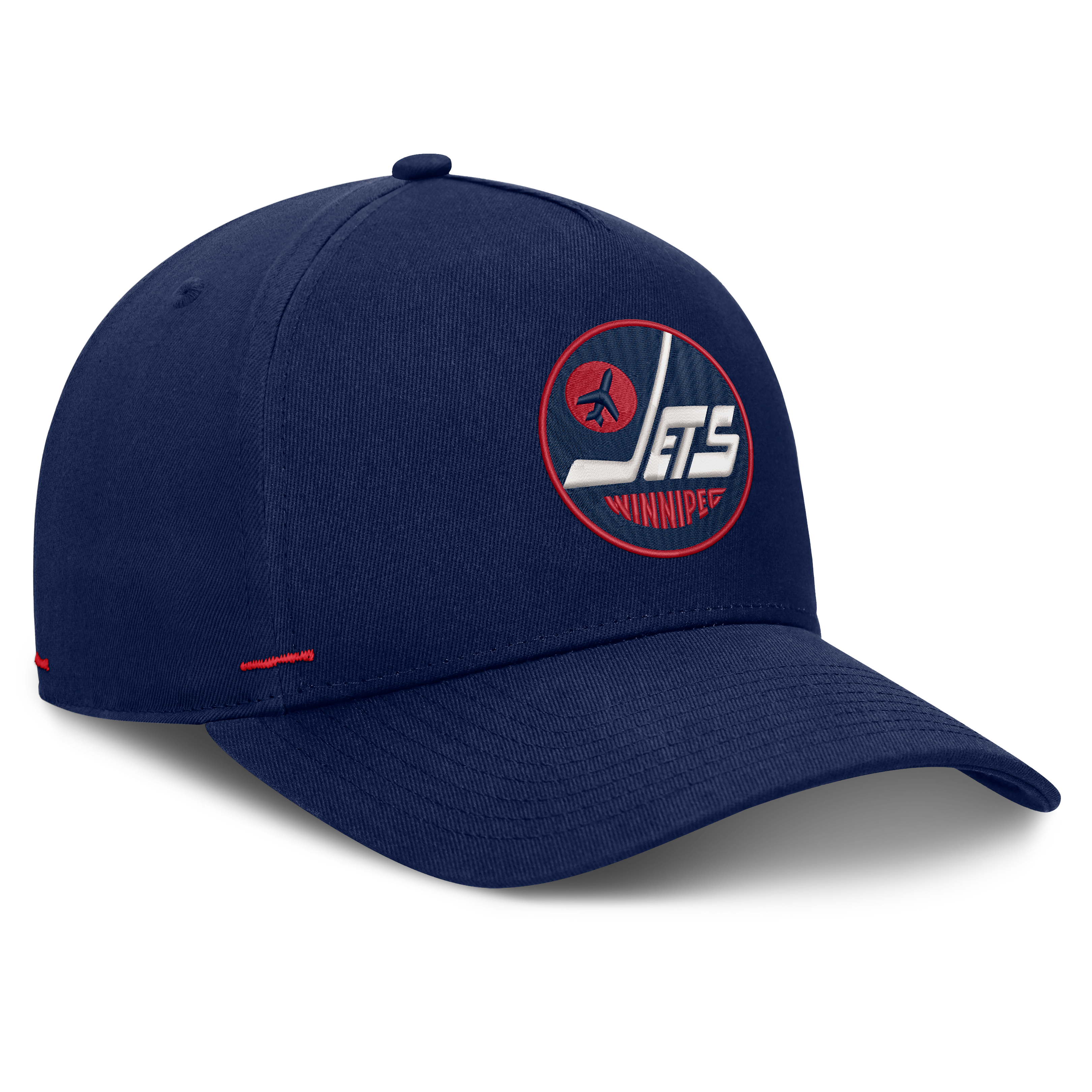 Men's Fanatics Navy Winnipeg Jets Alternate Authentic Pro Rink A-Frame Adjustable Hat