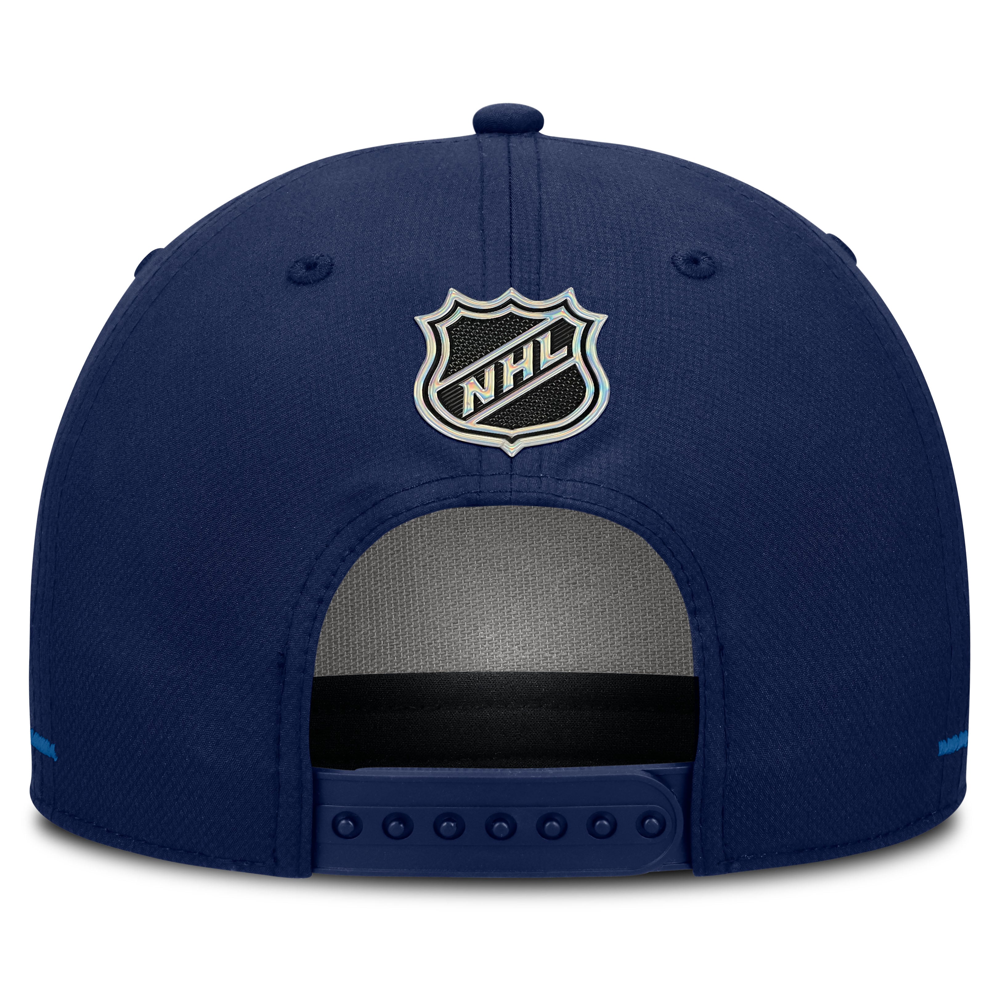 Casquette ajustable Fanatics bleu marine Winnipeg Jets Authentic Pro Rink Bar Tacks pour homme