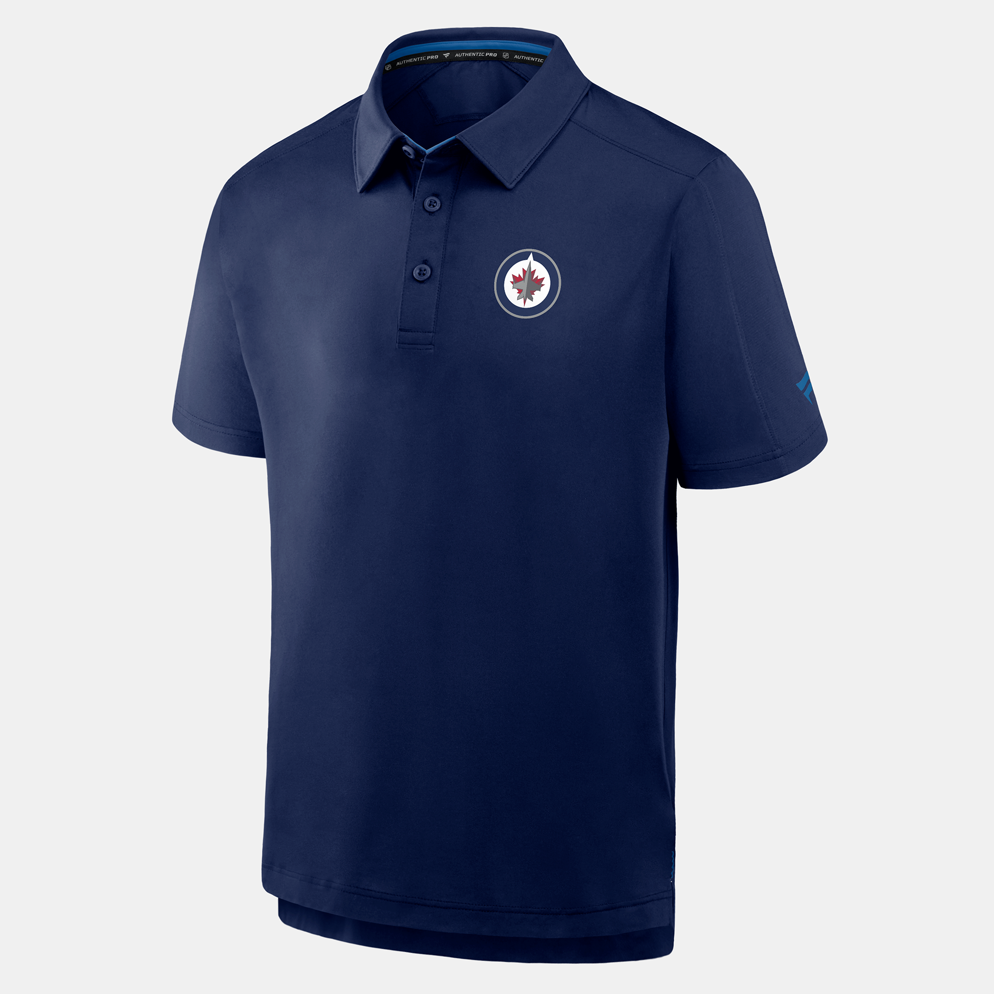 Men's Fanatics Navy Winnipeg Jets Authentic Pro Rink Polo