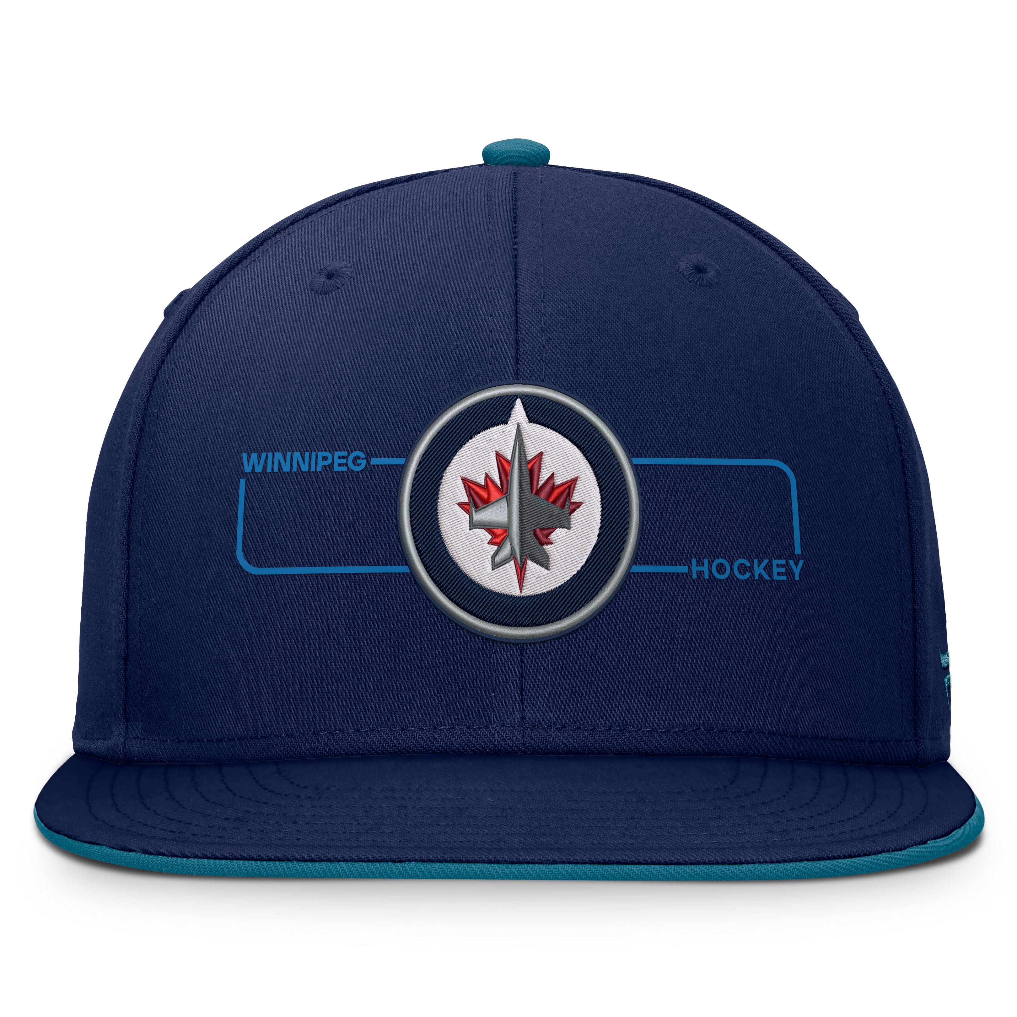 Men's Fanatics Navy Winnipeg Jets Authentic Pro Rink Snapback Hat