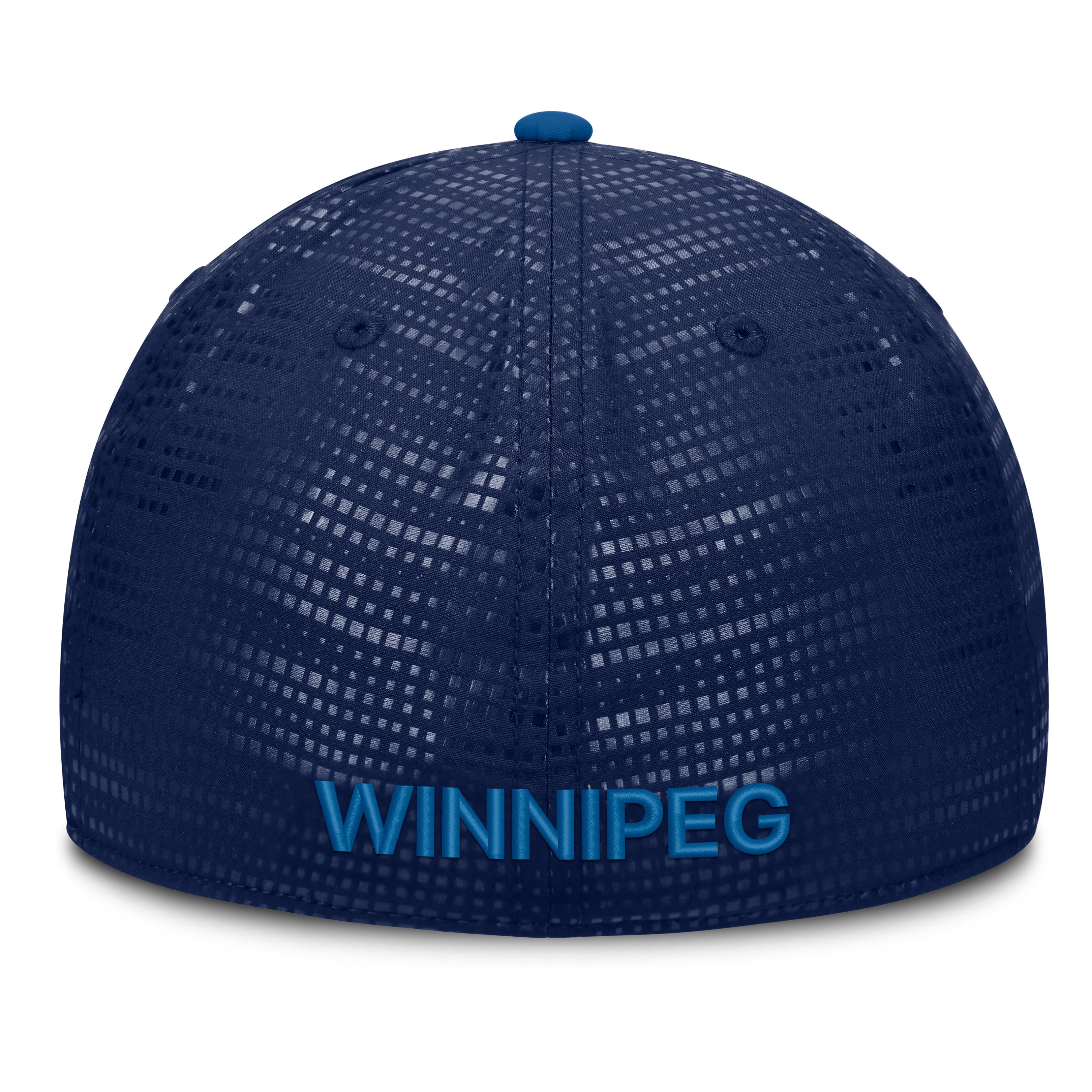 Casquette Fanatics bleu marine Winnipeg Jets Authentic Pro Rink Stretch Fit pour homme