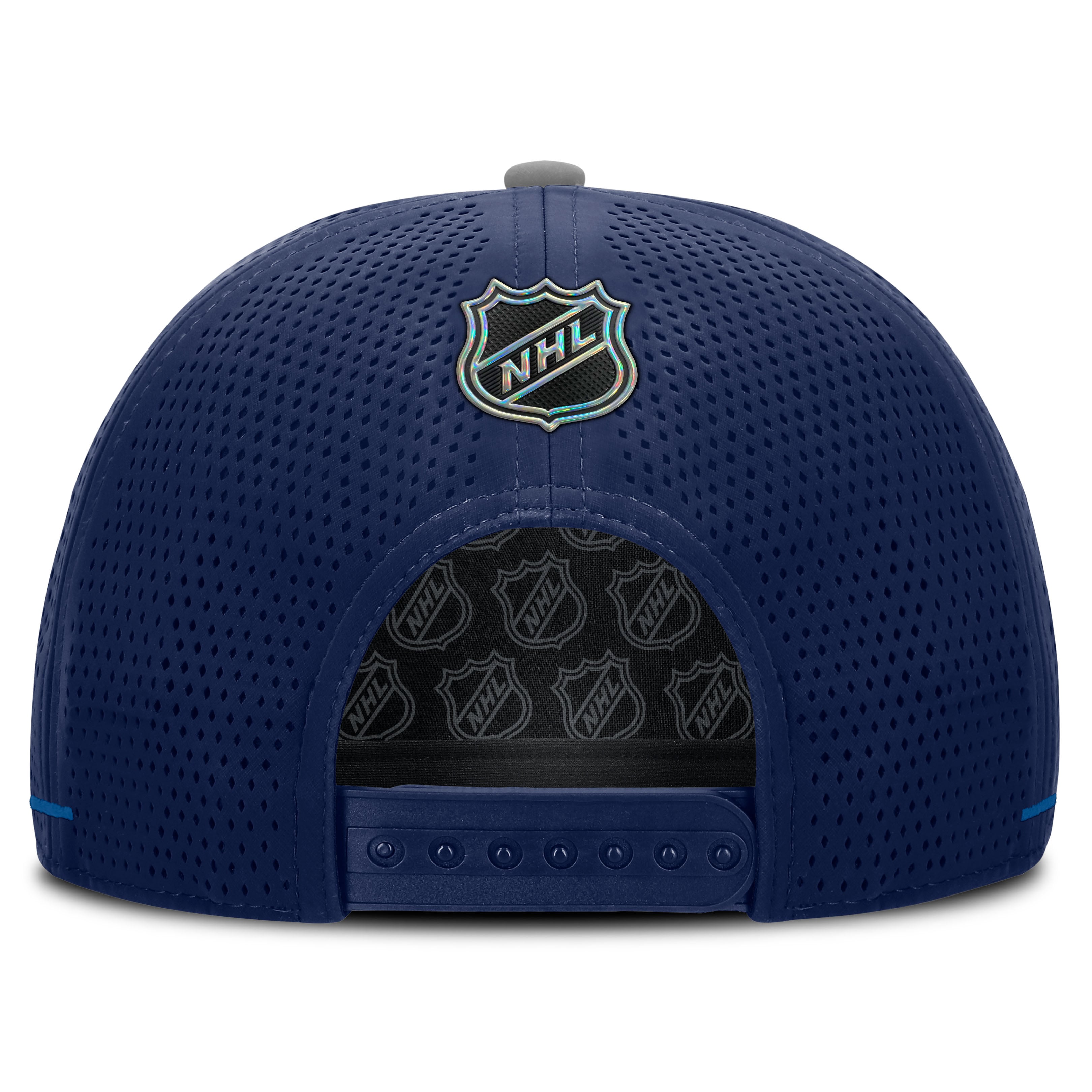 Men's Fanatics Navy Winnipeg Jets Authentic Pro Rink Vented A-Frame Adjustable Hat