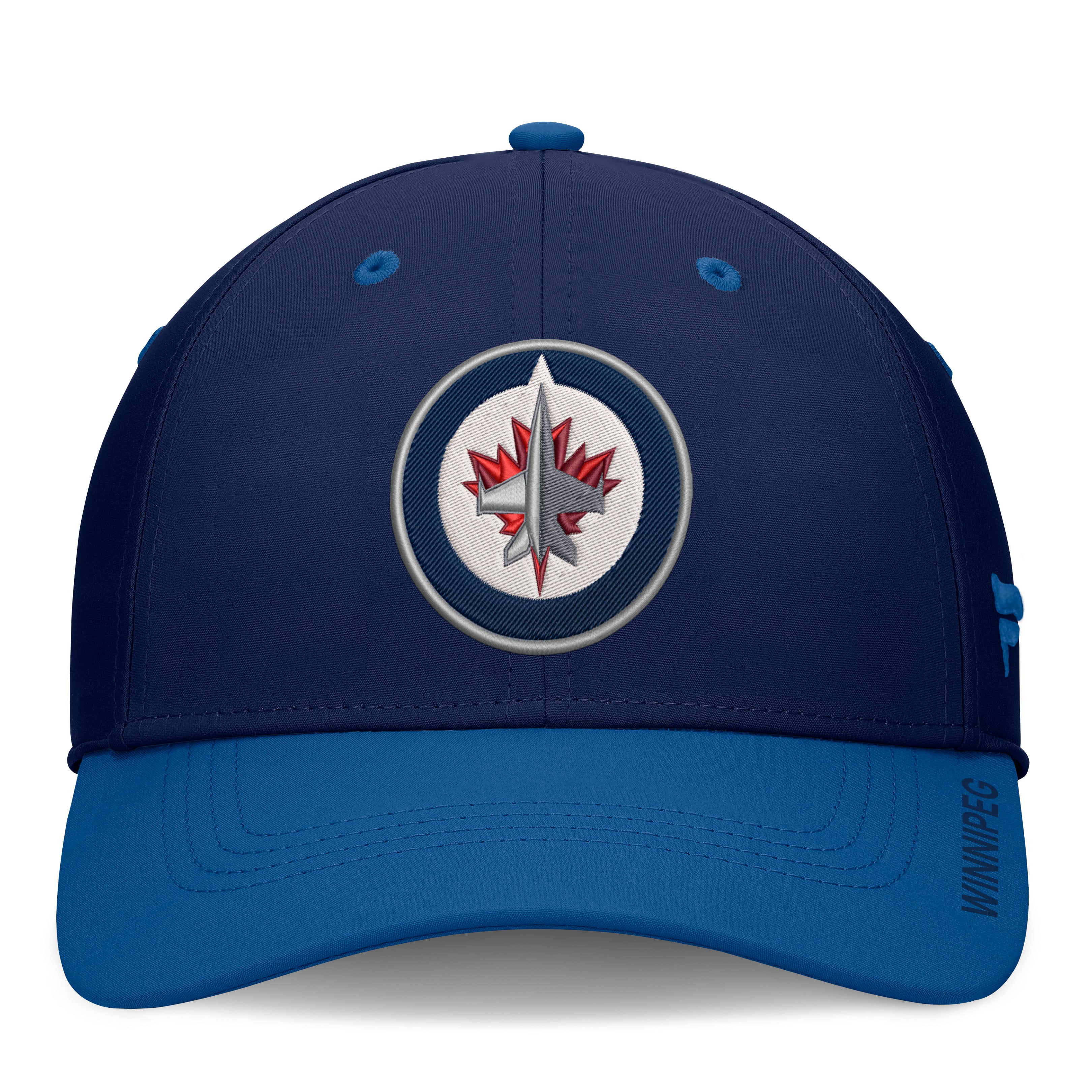 Casquette extensible authentique Pro Rink Fanatics bleu marine/bleu pour homme