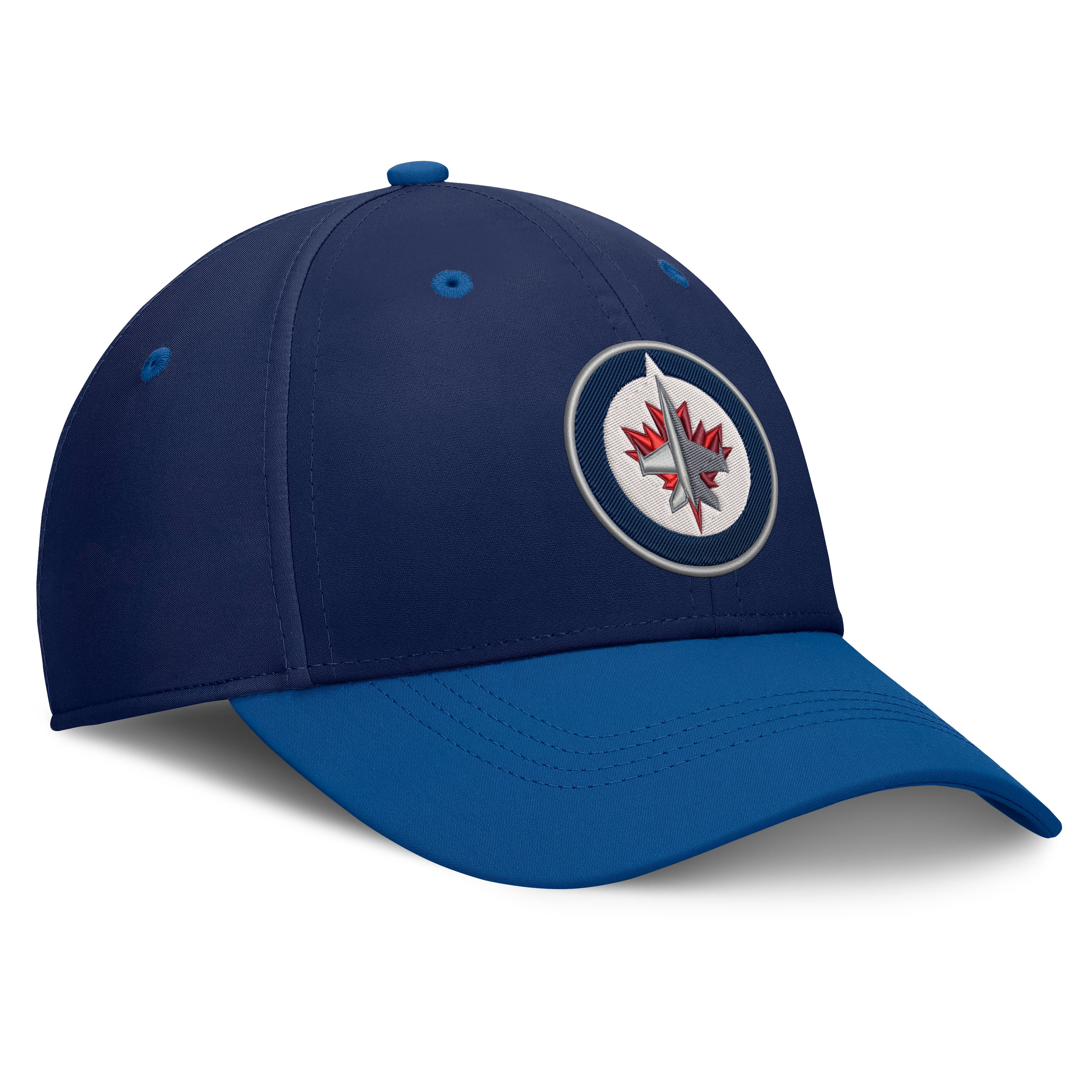 Casquette extensible authentique Pro Rink Fanatics bleu marine/bleu pour homme