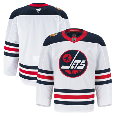 Maillot authentique professionnel blanc des Jets de Winnipeg, collection Fanatics Heritage Classic 2026, pour hommes