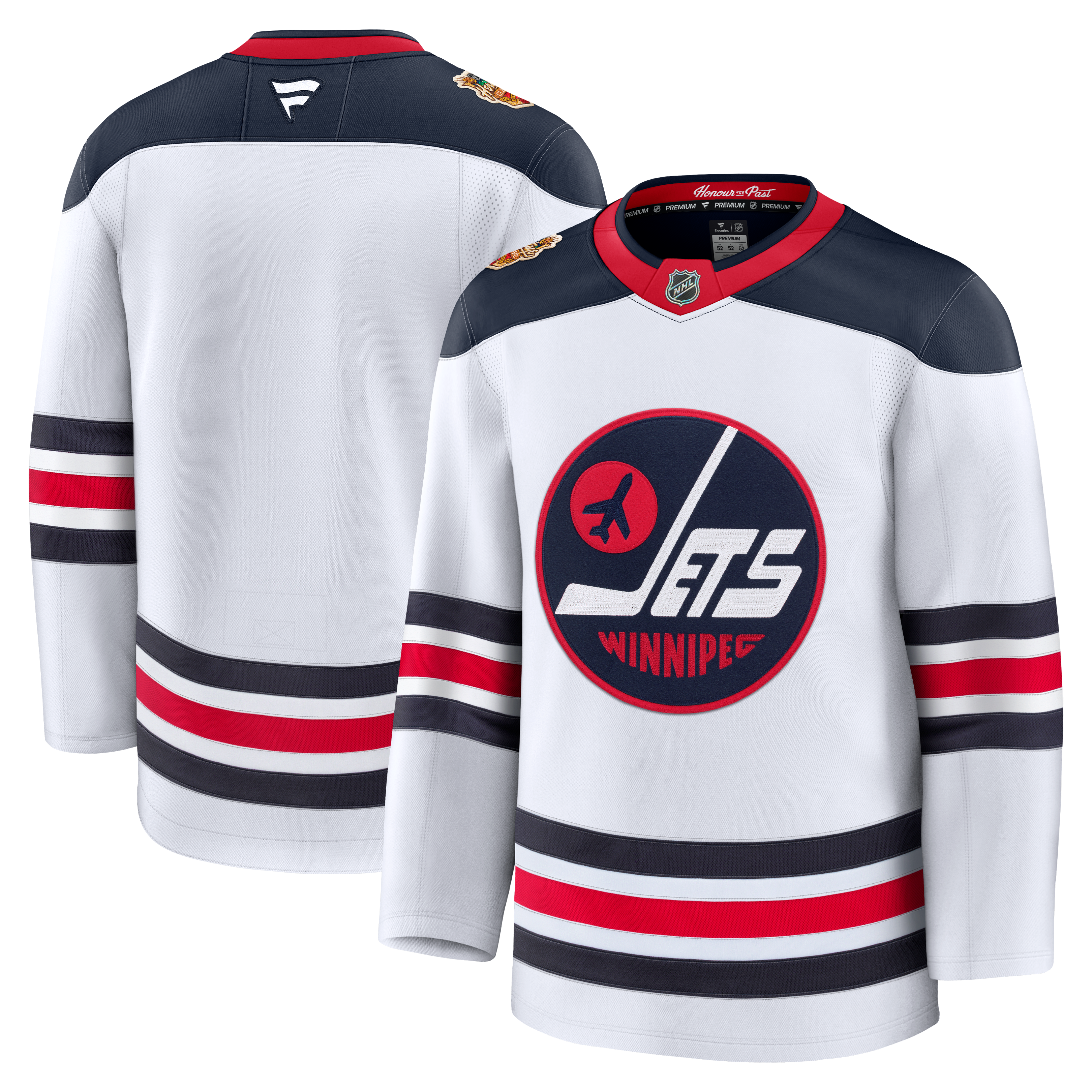 Men's Fanatics White Winnipeg Jets 2026 NHL Heritage Classic Premium Jersey