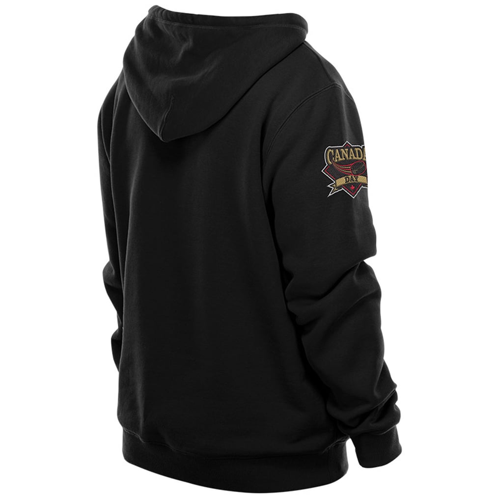 Sweat à capuche noir New Era pour homme des Jets de Winnipeg, Fête du Canada