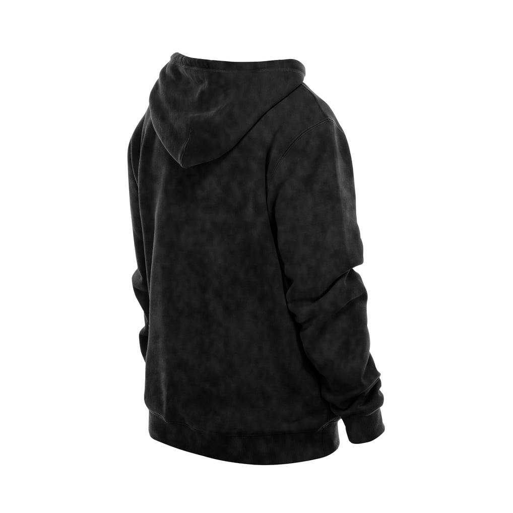 Sweat à capuche noir délavé minéral New Era pour homme des Jets de Winnipeg