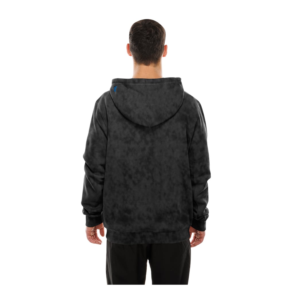 Sweat à capuche noir délavé minéral New Era pour homme des Jets de Winnipeg
