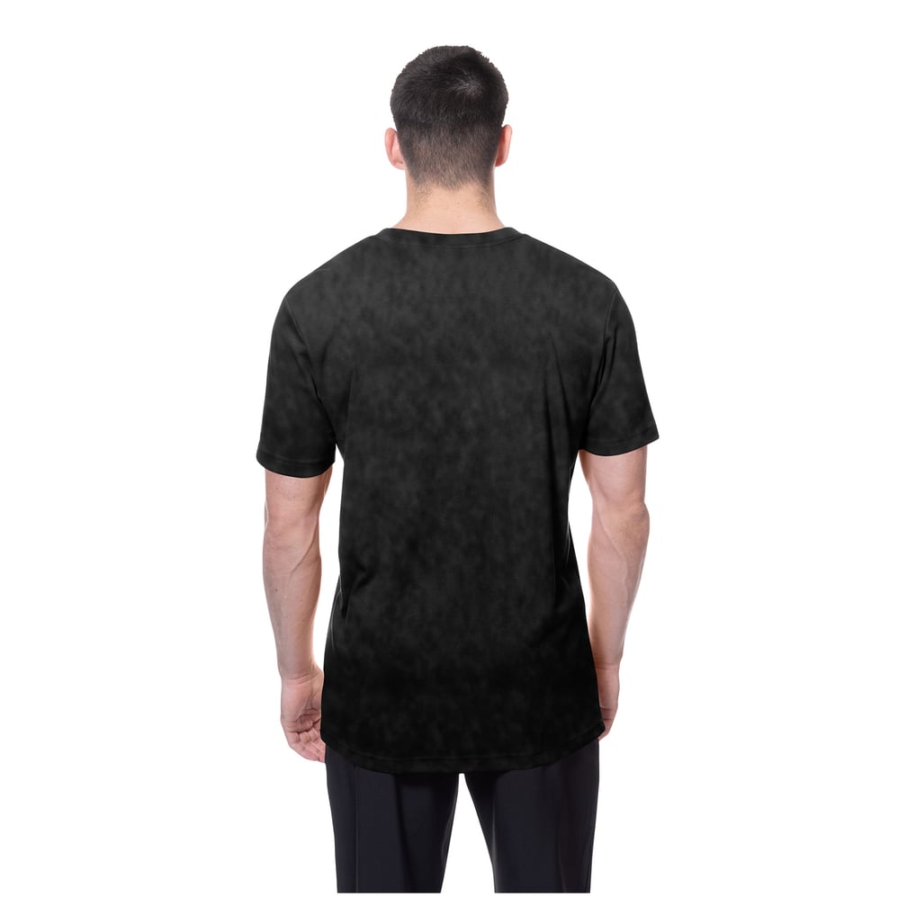 T-shirt noir délavé minéral New Era pour homme des Jets de Winnipeg