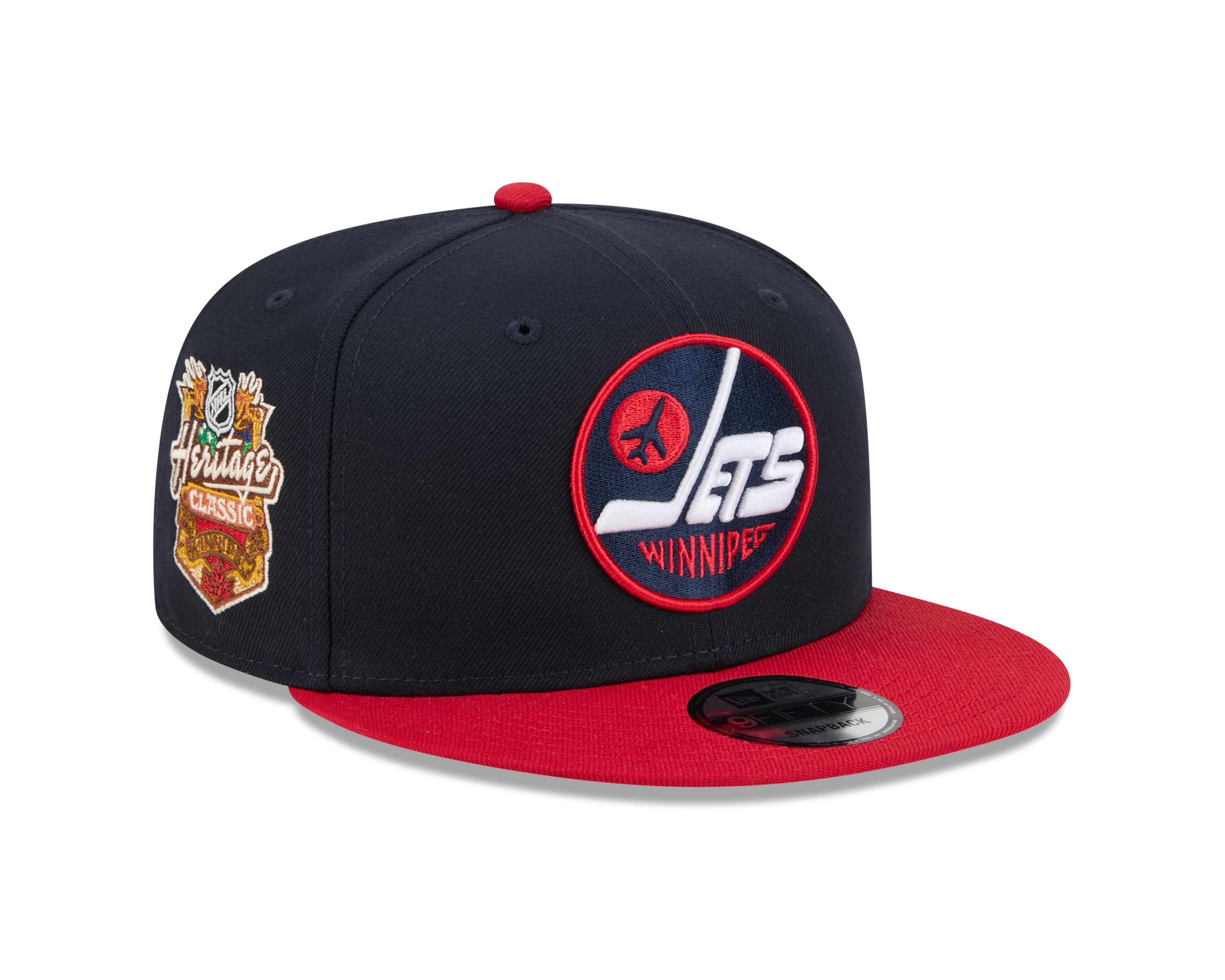 Men's New Era  Navy Winnipeg Jets 2026 NHL Heritage Classic 9FIFTY Snapback Hat