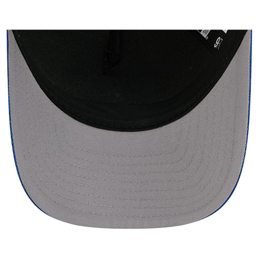 Casquette ajustable New Era 9FORTY M-Crown A-Frame bleu marine/bleu marine pour homme des Jets de Winnipeg